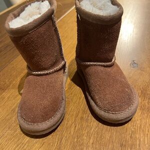Brown Suede Baby Boots